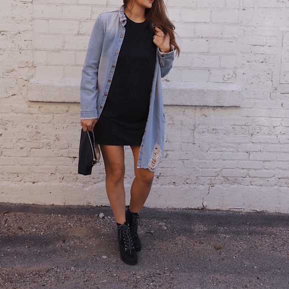 NWT Black t-shirt dress - Picture 6 of 9